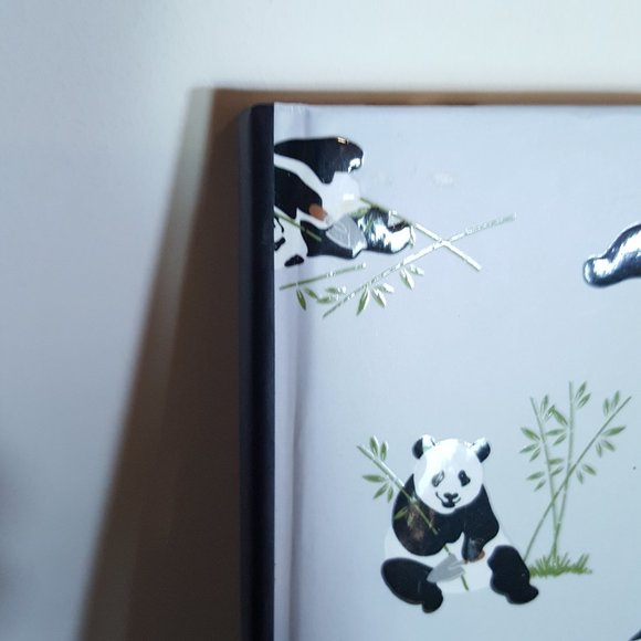 2/$20 Panda Diary Notebook Lined With Full Size Pocket - Picture 11 of 14